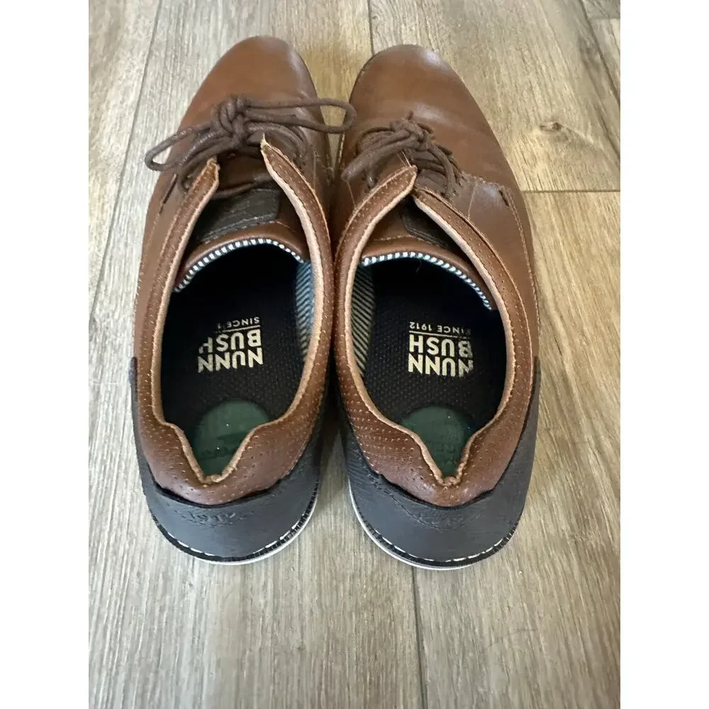 Nunn Bush Hyde II Brown Derby Shoes size 12